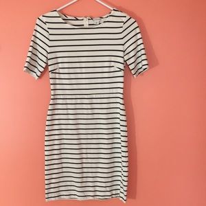 J crew striped dress